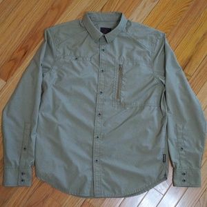 Prana Long Sleeve Hiking Trail Shirt Tan